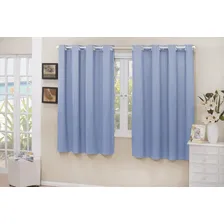 Cortina Blackout Cortina De Pvc 2,80m (larg) X 2,00m (alt) Cor Azul Foto mini 2