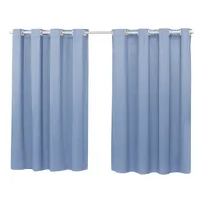 Cortina Blackout Cortina De Pvc 2,80m (larg) X 2,00m (alt) Cor Azul Foto mini 1