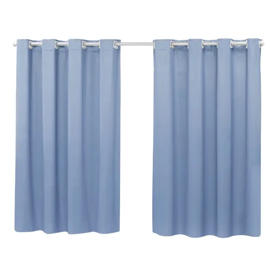 Cortina Blackout Cortina De Pvc 2,80m (larg) X 2,00m (alt) Cor Azul Foto 1