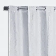 Cortina Blackout Pvc Com Renda 2,00 X 1,40 Branco Foto  mini 1