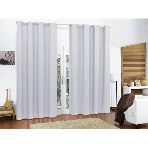 Cortina Blecaute Cortina Corta Luz Pvc Cortina 4,20x2,80m Cor Branco Foto 1