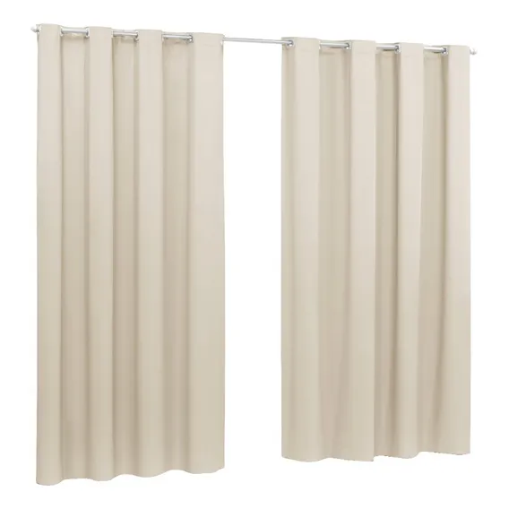 Cortina Blecaute Cortina Grande Pvc Cortina 5,60x2,80m Cor Bege Foto 1
