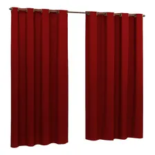 Cortina Blecaute Cortina Grande Pvc Cortina 5,60x2,80m Cor Vermelho Foto  mini 1
