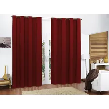 Cortina Blecaute Cortina Grande Pvc Cortina 5,60x2,80m Cor Vermelho Foto mini  2