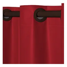 Cortina Blecaute Cortina Grande Pvc Cortina 5,60x2,80m Cor Vermelho Foto mini  3