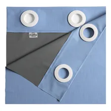 Cortina Blecaute Cortina Grande Pvc Cortina 5,60x2,80m Cor Azul Foto mini 3