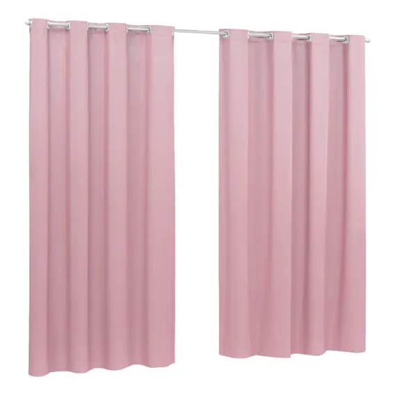 Cortina Blecaute Cortina Grande Pvc Cortina 5,60x2,80m Cor Rosa Foto 1