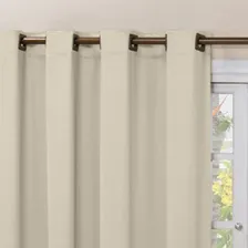 Cortina Cozinha Blackout Tecido 2,80x1,60 Sala Quarto Full Cor Areia Foto mini 2