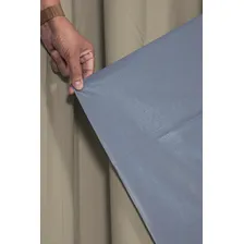 Cortina Decorativa Sala Cozinha Varanda 5,00x2,60 Cores Cor Avelã Foto mini  2