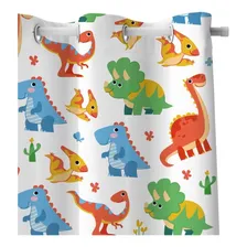 Cortina Infantil Divertida Dinossauro Cute 03 2,60x1,50m Foto mini 2