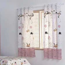 Cortina Infantil Santista Basic 2,00m X 1,80m Pompom Foto  mini 1