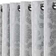 Cortina Jacquard Casa Das Cortinas Cor branco Tamanho 6 m x 2.50 m Foto  mini 1