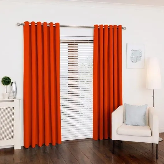 Cortina Laranja Sala Quarto 300x250 - Fabritex Foto 1