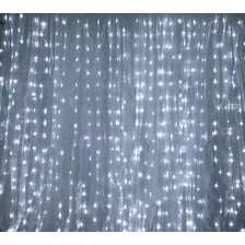 Cortina Led Branco Frio Fixa Fio Bran3m*2.5m 500 Leds Bivolt 220V Foto mini 2