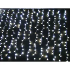 Cortina Led Branco Frio Fixo/ Fio Branco 4m*3m 900leds 110v Foto mini 3
