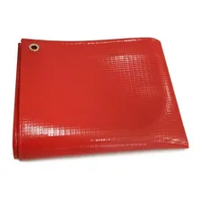 Cortina Lona P/ Respingo De Solda Não Propaga Chama 2x2 M Cor Vermelho Foto mini 2