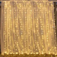 Cortina Luzes 900 Leds Casamento 4mx3m Branco Quente-frio Cor Das Luzes Branco Quente Azy Comercial Foto mini  2