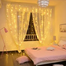 Cortina Luzes 900 Leds Casamento 4mx3m Branco Quente-frio Cor Das Luzes Branco Quente Azy Comercial Foto mini  3