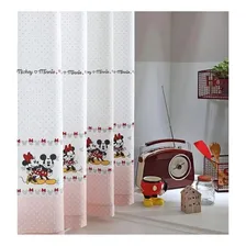 Cortina Mickey E Minnie Cor Branco Foto mini 3