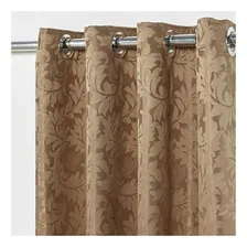 Cortina Para Sala Quarto Em Tecido Jacquard 3,00x2,80 Foto mini 2