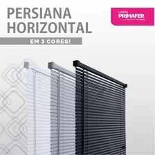 Cortina Persiana Para Quarto Escrit贸rio Sala Horizontal 140c Cor Branco Foto mini 2