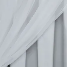 Cortina Quarto Blackout Blecaute Pvc Com Voil 280 X 230 Cor Branco Foto mini 4