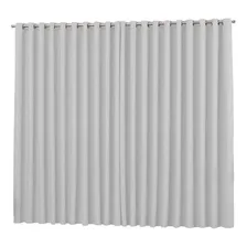 Cortina Quarto Sala Tecido Blackout Branco 4,00x2,50 Foto  mini 1