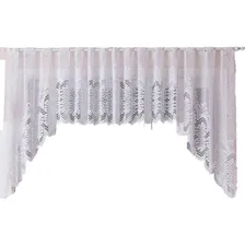 Cortina Renda Branca Cascata Arabesco 300m X 100m Interlar Cor Branco Foto mini 2