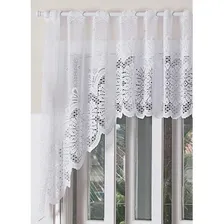 Cortina Renda Branca Cascata Arabesco 300m X 100m Interlar Cor Branco Foto mini 3