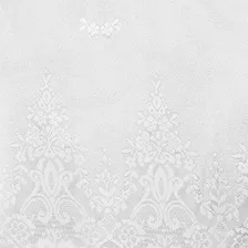 Cortina Renda Branco Com Bando 3,00x1,80 Quarto Sala Foto mini 4