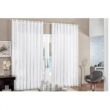 Cortina Renda Para Varão Simples 4m Branco Foto  mini 1