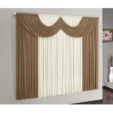 Cortina Riviera Para Quarto Ou Sala 4,00m X 2,80m Para Varão Cor Colorido Foto mini 1