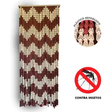 Cortina Tiras Plásticas Flexível Fibra De Vidro Decoração Cor Marrom Foto mini 4