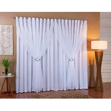 Cortina Voil Blackout 5,00x2,40 - Branco Foto mini 1