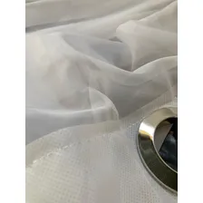 Cortina Voil Transparente Para Sala Ou Quarto 3,00 X 2,50 Cor Branco Foto mini 3