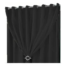 Cortinas Blackout 7x2,30 Corta Luz Blackout Preto Foto  mini 1
