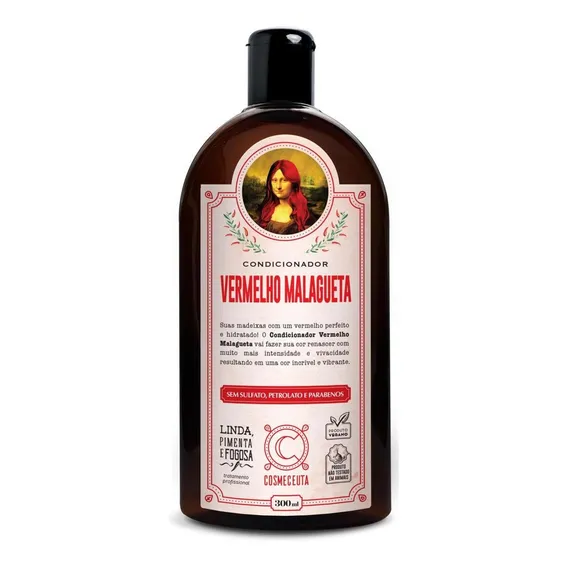 Cosmeceuta Condicionador Vermelho Malagueta 300ml Matizante Foto 1