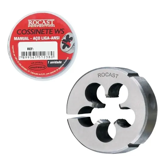 Cossinete Manual Aço Liga M14x2 Caçonete Rosca Rocast Foto 1