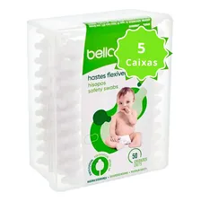 Cotonete Para Bebês Bellacotton Higiene Atacado Kit Com 5 Foto mini 1