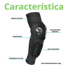 Cotoveleira e Joelheira Ims Motocross Bike Mtb Kit Com Pares Proteção na Trilha Moto Corridas de Enduro Rally Tamanho M Foto mini 4