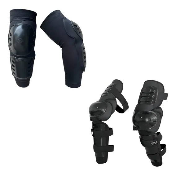 Cotoveleira e Joelheira Ims Motocross Bike Mtb Kit Com Pares Proteção na Trilha Moto Corridas de Enduro Rally Tamanho M Foto 1