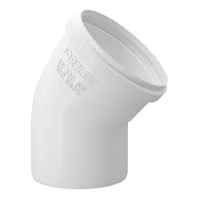 Cotovelo Joelho 100 X 45 Esgoto Branco Foto mini 1