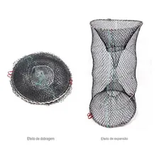 Covo Com Mola Grande Armadilha Pesca Peixe 80cm Foto mini 4