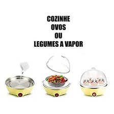 Cozedor Ovos Cozidos Egg Cooker Elétrico 110v Super Rapido Foto mini 4