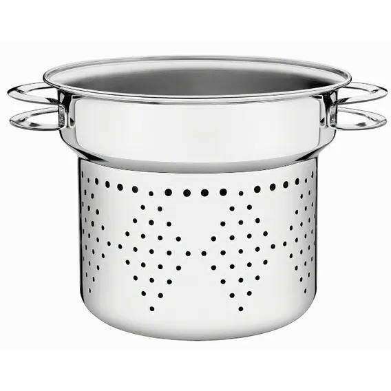 Cozi Pasta Escorredor Tramontina Solar Inox 24cm Para Massa Foto 1