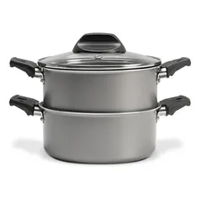 Cozi Vapore AlumÃnio Antiaderente Prata Brinox 7100/150 Foto mini 1