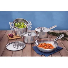 Cozi-vapore Panela Brava Tramontina Aço Inox Com Alça 2,2l Foto mini 4