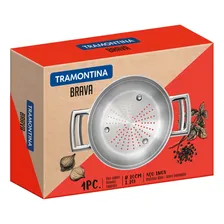 Cozi-vapore Panela Brava Tramontina Aço Inox Com Alça 2,2l Foto mini 3