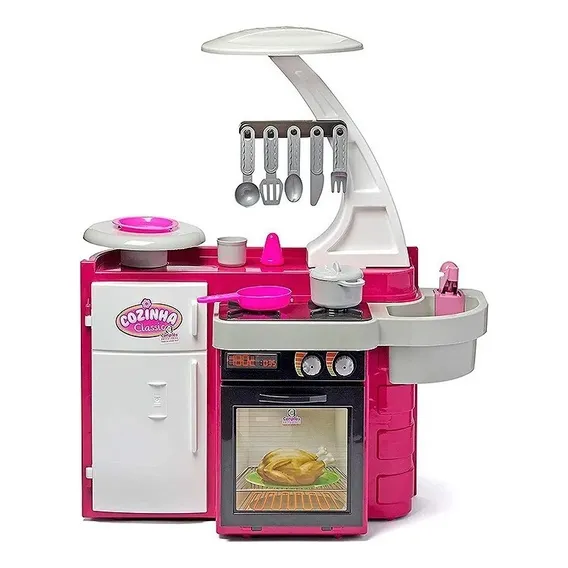Cozinha Classic Infantil Geladeira Fogão Forno Cotiplás Foto 1