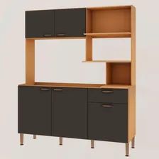 Cozinha Compacta 155 Cm Sem Tampo 1 Gaveta 5 Portas Foto mini  2